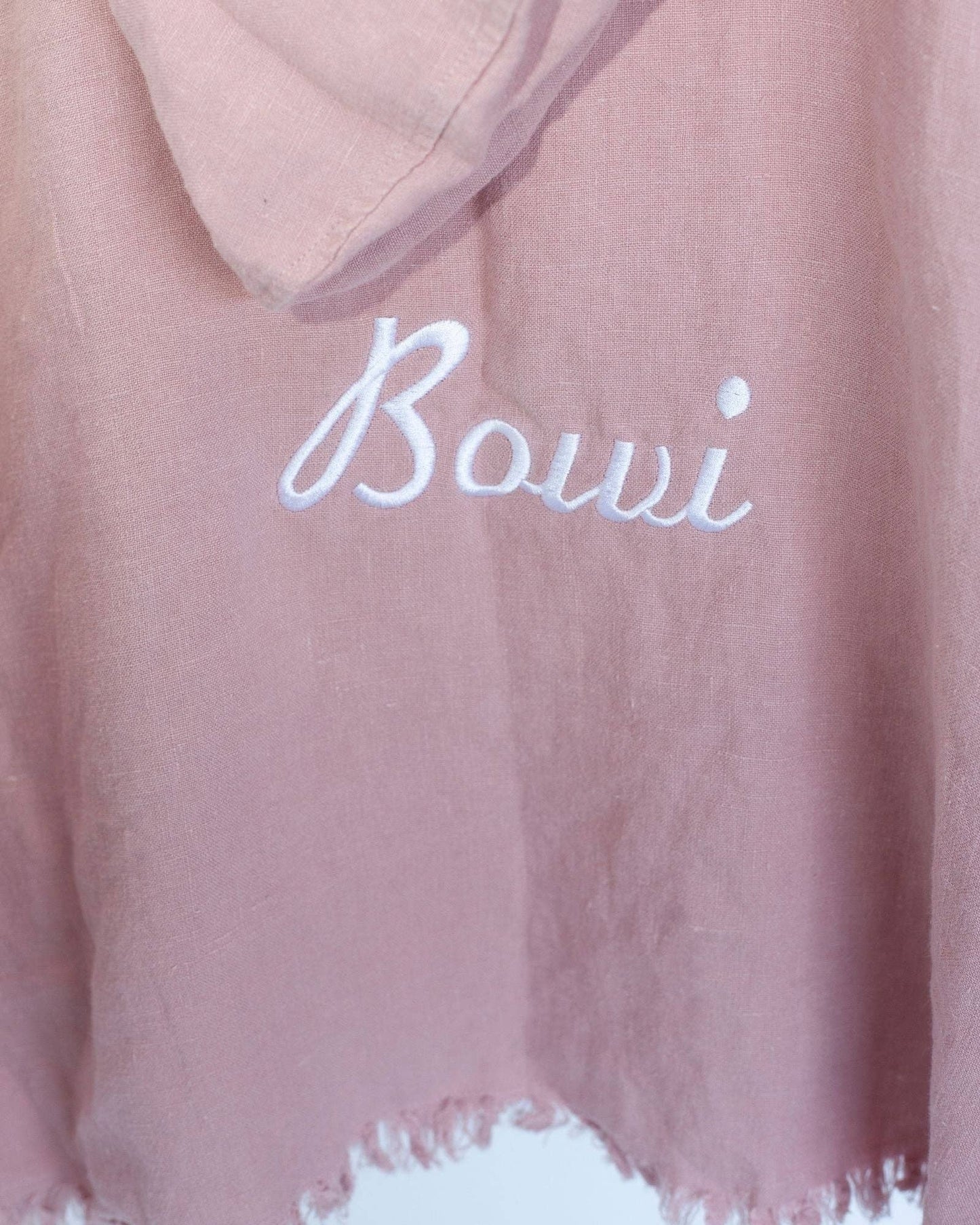 Anchor & Arrow - Linen Hooded Poncho Towel - Blush