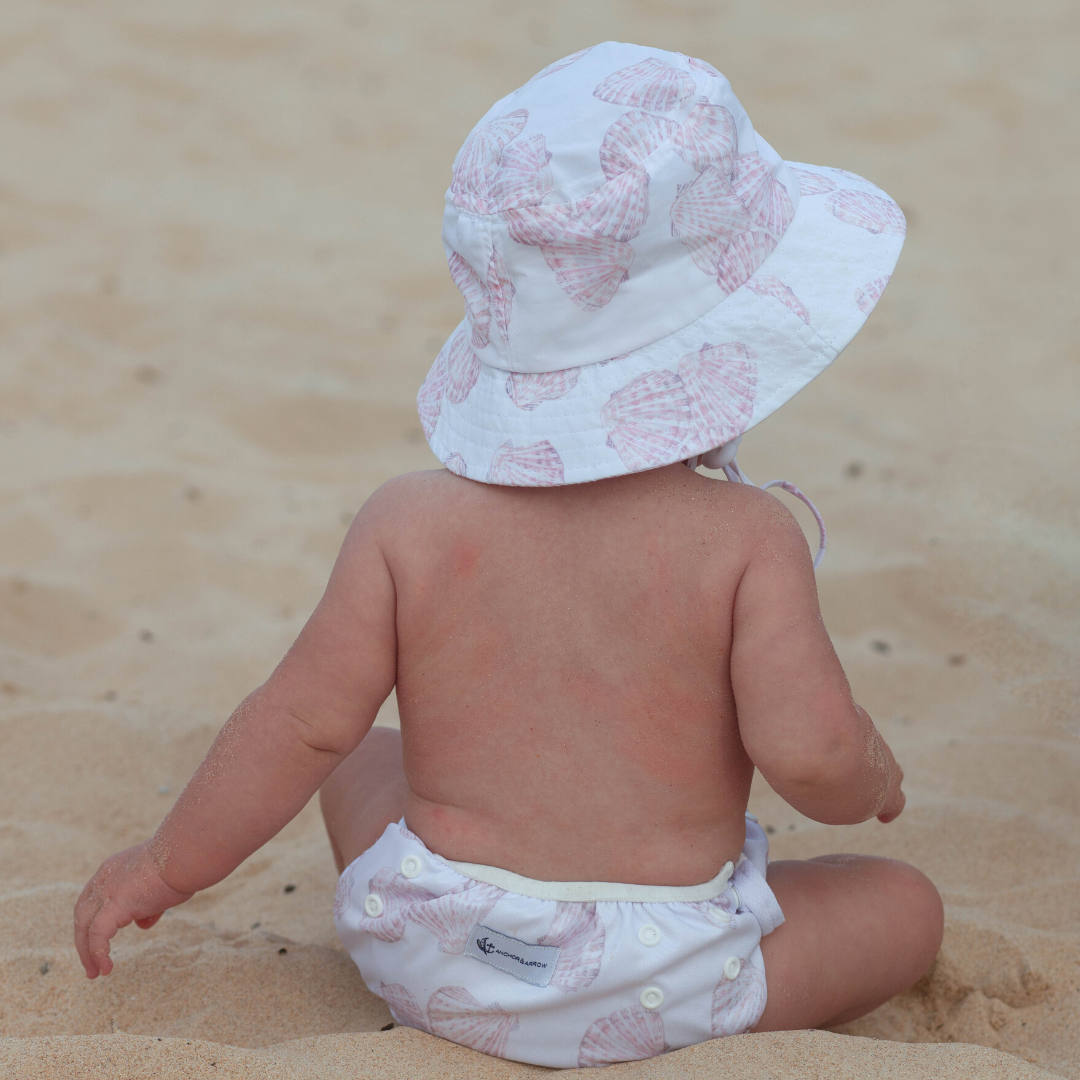 Anchor & Arrow - Swim Hat - Sea Shells