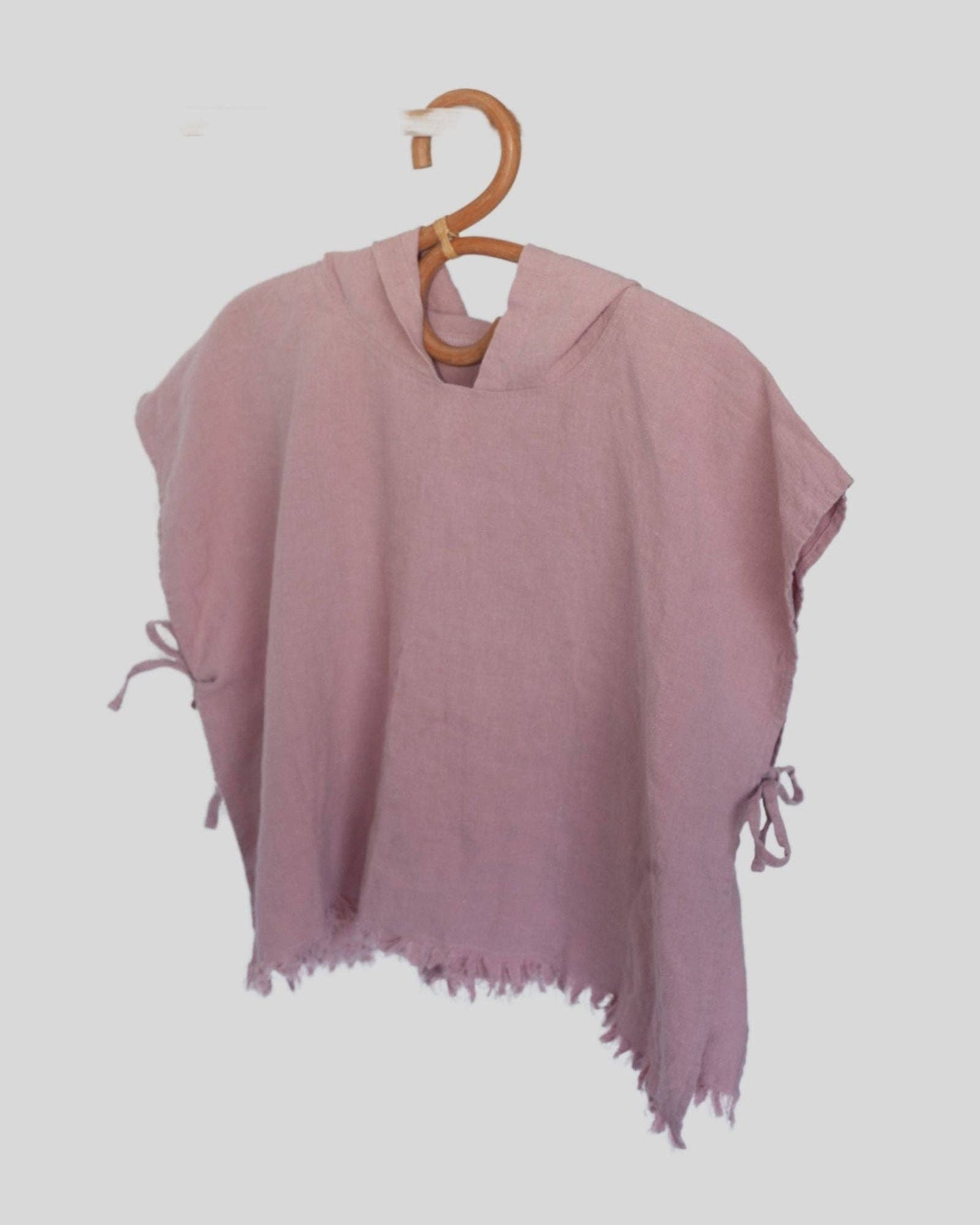 Anchor & Arrow - Linen Hooded Poncho Towel - Blush