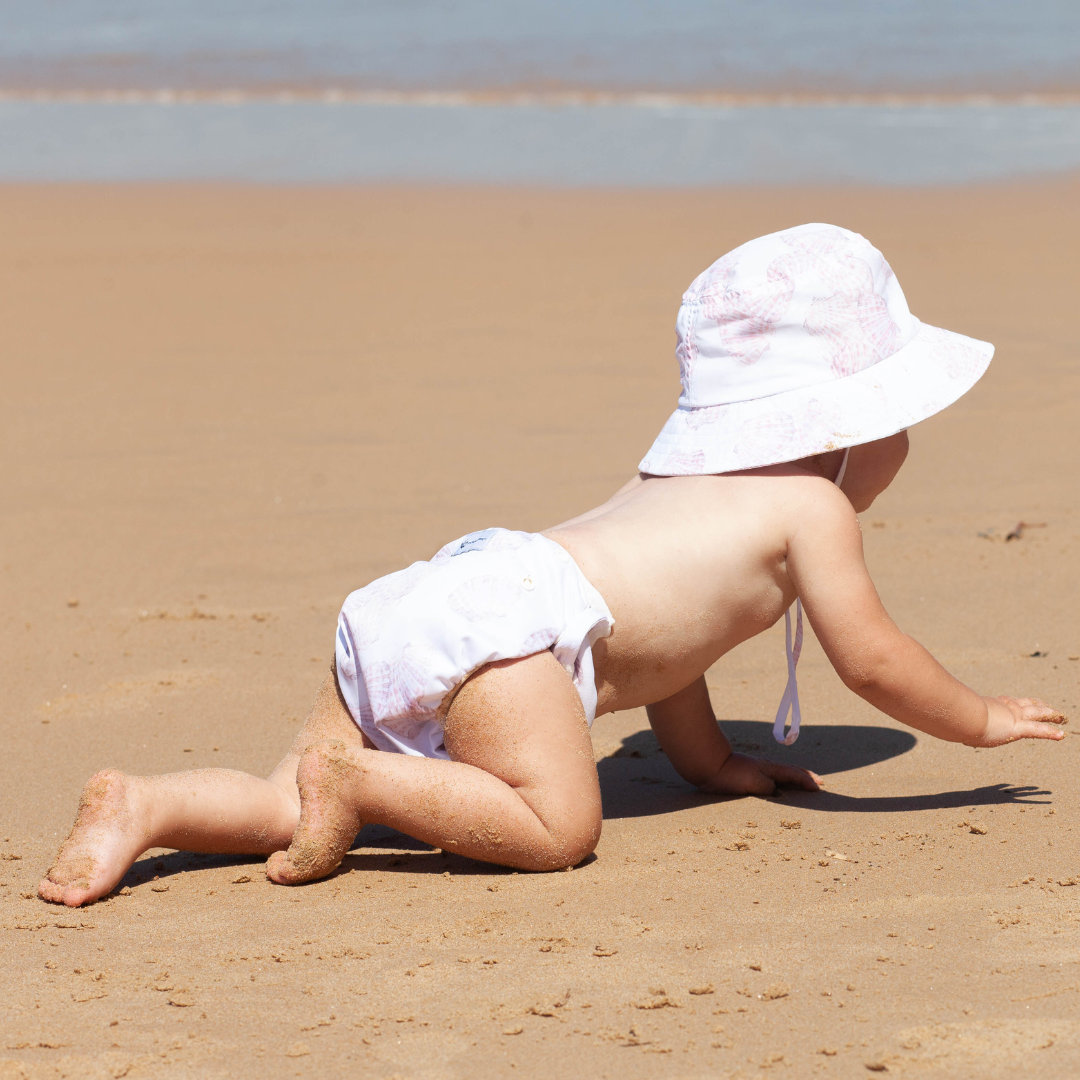 Anchor & Arrow - Swim Hat - Sea Shells