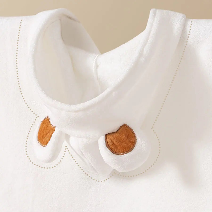Baby Hooded Bathrobe Kids Bath Towel Super Soft Bathrobe Newborn Absorbent Quick Drying Bathroom Towel Summer Beach Towel